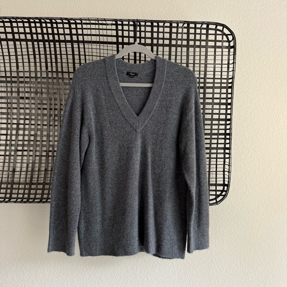 Rails malise cashmere blend v-neck sweater - Picture 1 of 8